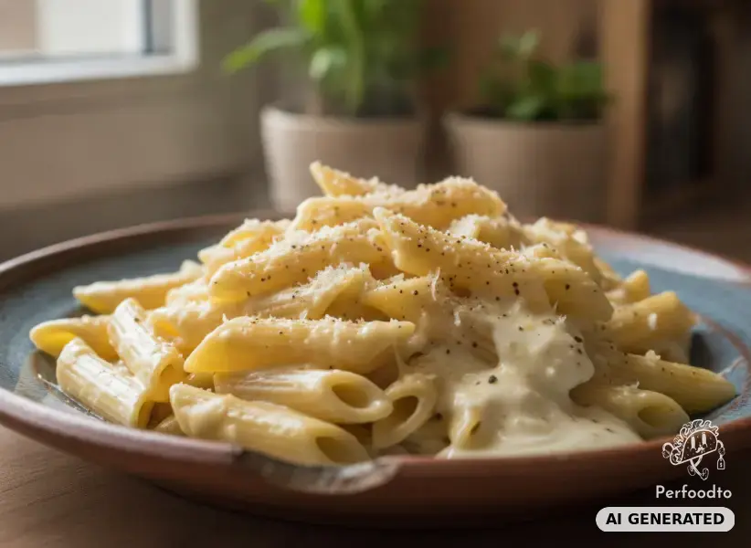 Pasta mit cremiger Käsesauce